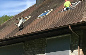 Changement de Velux dépose et pose chantier à Héricourt 