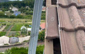 Remplacement de rive du aux intempéries et remplacement de tuiles à Bethoncourt 