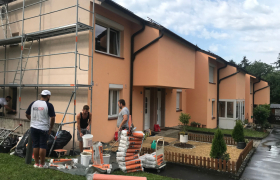  Chantier remise en maçonnerie des façades à Fesches-le-Châtel